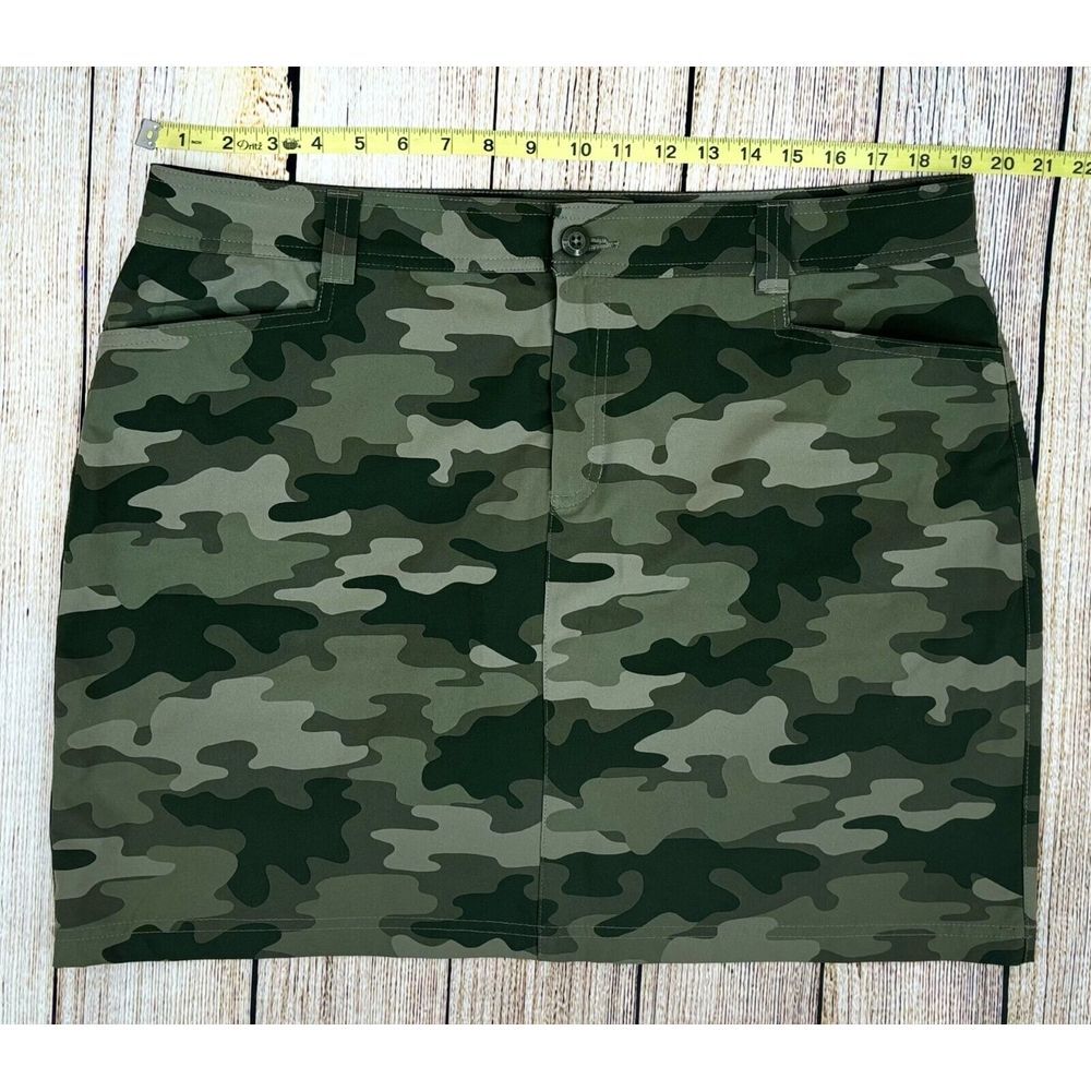 Eddie Bauer Adventurer 2.0 Skort Womens Size 16 Camo Active Outdoor Golf Skirt - Picture 7 of 8